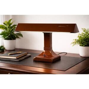 Vintage DESK LAMP 1950s ART SPECIALTY CO. Industrial Lite Master MID CENTURY LG